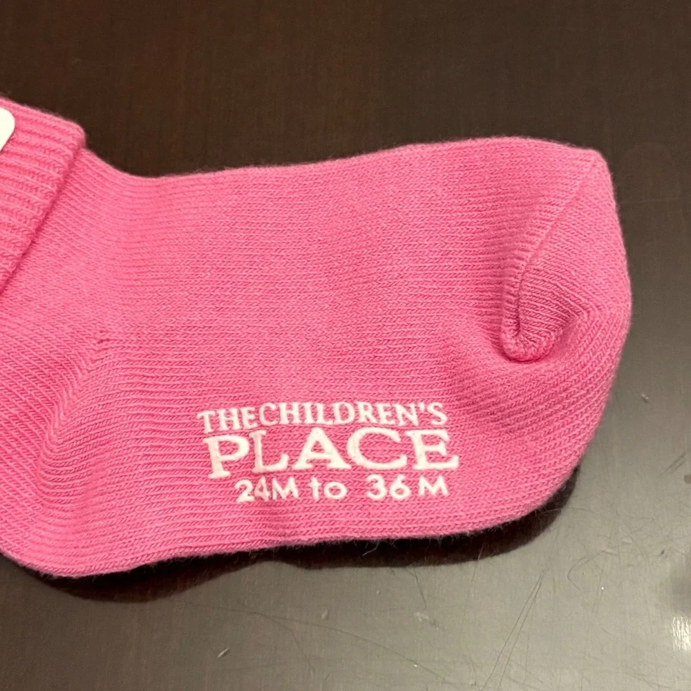 The Children's Place Pink Socks Baby Girl 24-36 Months Cotton Blend‎ Soft